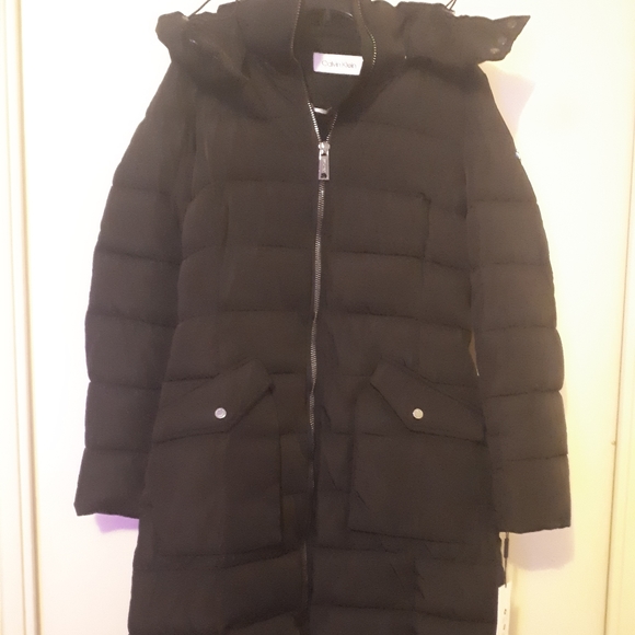 Clavin Klein Women Puffer Jacket size S Blk - Picture 1 of 15